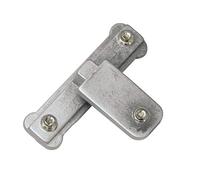 Gardinia Adattatore a T per Supporti universali, per bastoni per Tende con Binario Interno I Ø 16, Ø 20 e Ø 25 mm, e Binario Interno II Ø 20 mm, Alluminio