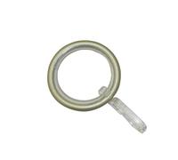 Gardinia Anello per Tende con Inserto Scorrevole Elba Champagne 29/38 mm, Larghezza 3,5 mm, Metallo, 10 unità