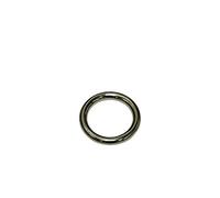 Gardinia Anello (Ferma-Tenda) Nickel per Tende da Fissare al Vetro o da bistrot, Nichel, 25 unità, 2661