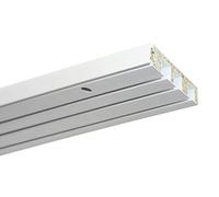 Gardinia Asta a 3 rotaie GE3, Bianco, 150 cm