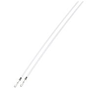 Gardinia Aste tiratende, Plastica, Trasparente, 100 cm, 2 Pezzi