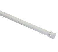 GARDINIA Bastone per Tende Ø 23/26 mm, Bianco, Metallo, 125-220