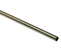 Gardinia Bastone per Tende, Asta in Metallo, Linea Memphis, Ø 16 mm, Lunghezza 120 cm, Ottone Antico