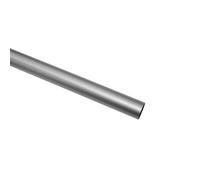 GARDINIA Bastoni per tende, Ø 25 mm, gamma singola Industrial Home, metallo, 200 cm, colore argento