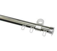 Gardinia Binario a U aggiuntivo per bastoni per Tende da Ø 28 mm, incl. Accessori