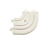Gardinia Binario ad Arco GE3 per Estensioni Bianco 13,5/13,5 cm, 13.5/13.5 cm