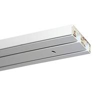 Gardinia Binario per Tende con 2 Guide GE2, Bianco, 150 cm
