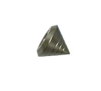 Gardinia Bottoni terminali per aste per Tende, 2 x Cappuccio terminale a pigna, Serie Memphis, Metallo, Aspetto Acciaio Inox, Ø 16 mm