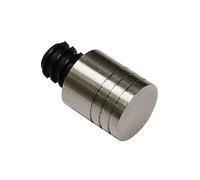 Gardinia Ferma bastoni, Stainless_Steel, Acciaio Inox, Ø 12 mm