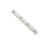 Gardinia Connettore per binari in Alluminio, per binari a 1, 2 o 3 Vie, Plastica, Bianco