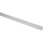 Gardinia Contrappeso per Tende a Pannello Atlanta, Lunghezza: 60 cm, da avvitare, Alluminio, Grigio