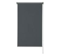 GARDINIA EASYFIX Tenda a rullo Premium per oscuramento, Senza fori per incollaggio o fissaggio, Opaca, Schermo privacy, Antiabbagliamento, Parti di montaggio incluse, Grigio, 90 x 150 cm (LxA)