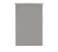 GARDINIA EASYFIX Tenda a rullo termica, Fissaggio a incastro o con adesivo, Altamente riflettente, Risparmio energetico, Opaco, Incl. materiale di montaggio, Grigio, 75 x 150 cm (LxH)