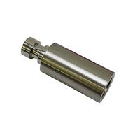 Gardinia 31170 Estensione per Aste, Metallo, Finitura Acciaio Inossidabile, 4x4x0.1 cm
