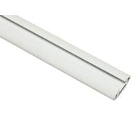 Gardinia Estensione per Supporti a Muro universali, Linea: Chicago, Lunghezza: 18 cm, Metallo, Bianco