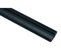 Gardinia Estensione per Supporti a Muro universali, Linea: Memphis, Lunghezza: 18 cm, Metallo, Nero Opaco
