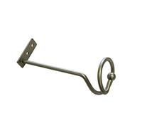 Gardinia Gancio per Tenda, 16 cm, in Acciaio, Colore: Argento, Steel, Grigio Opaco