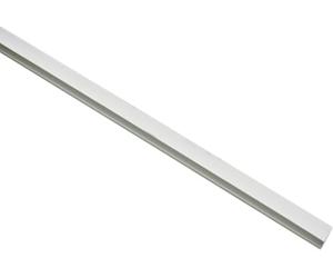 GARDINIA Profilo Laterale per Tenda a Rullo, Autoadesivo, Lunghezza regolabile, Plastica, 210 cm, Bianco