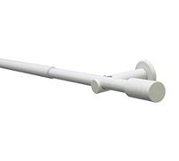 Gardinia Set con Bastone per Tende Elba Cilindro 1 Binario Ø 16/19 mm Avorio 120-210 cm, 36147