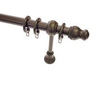 Gardinia Set con Bastone per Tende “Lugano Classic”, Set Completo incl. Materiale di Fissaggio