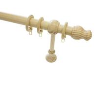 Gardinia Lugano Classic Pino, Legno, 120 cm-Ø 28 mm