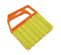 GARDINIA Spazzola di Pulizia per Veneziane, Plastica, 12 x 15 cm (LxA), Giallo-Arancione