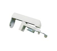 Gardinia Supporto a Clip, Metallo, Bianco, 0.1, 2 unità
