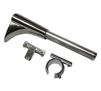 Gardinia Supporto a Muro Universale, incl. Adattatore ad Anello o a T, Attacco a Parete, per bastoni per Tende, Linea Memphis