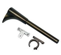 Gardinia Supporto a Muro Universale, incl. Adattatore ad Anello o a T, Attacco a Parete, per bastoni per Tende, Linea Memphis