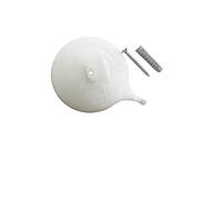 Gardinia Supporto a soffitto per Tende a Pannello in Alluminio, 1 Binario, 2 Pezzi, incl. Materiale di Montaggio