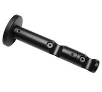 Gardinia Supporto Combinato Doppio con Base in Metallo per bastoni per Tende, 2 binari, Aperto, incl. Materiale di Montaggio