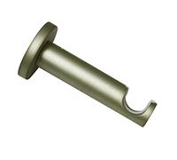 Gardinia Supporto con Base di Fissaggio per bastoni per Tende, 1 Binario, Aperto, Linea Kira,