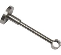 Gardinia Supporto con Base di Fissaggio per bastoni per Tende, 1 Binario, Chiuso, Linea New York
