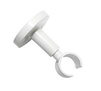 Gardinia Supporto da Soffitto per Ø 20 mm, Acciaio, Bianco