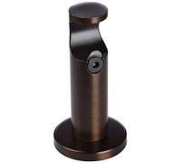 Gardinia Supporto per bastoni per Tende Ø 25 mm, 1 Binario, Aperto, Linea Windsor, 8 cm, Metallo, Bronzo