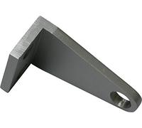 Gardinia Supporto per Set con Cavo per Tenda, Montaggio a Muro e soffitto, 2 Pezzi, Alluminio, Lunghezza: 6 cm, Metallo, Alluminio