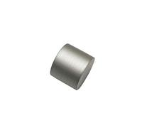 Gardinia, 2X terminali, Metallo, Argentato, per Tende Tecniche Ø 19 mm, Argento, 2 unità