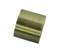 Gardinia, 2X terminali, Metallo, antimonio, per Tende Tecniche Ø 16 mm, Ottone, 2 unità