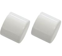 Gardinia Tappi terminali per aste per Tende, 2 x Cappucci terminali, Serie Memphis (Confezione da 2)