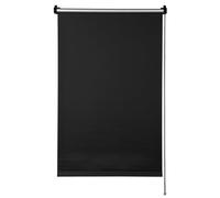 GARDINIA Tenda a rullo EASYFIX con supporto termico per il fissaggio o l'incollaggio, tenda a rullo oscurante senza foratura, protezione termica, risparmio energetico, nero, 45 x 150 cm (LxA)