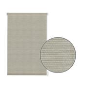 Gardinia Tenda a Rullo, Fissaggio a Incastro o con Adesivo, Tenda da Giorno, Opaca, incl. Materiale di Montaggio, EASYFIX Tenda a Rullo Naturale, Grigio mélange, 100 x 150 cm (LxH)
