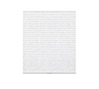 GARDINIA Tenda plissettata Concept for clipping, Tenda plissettata opaca, Traslucida, Tutte le parti di montaggio incluse, Regolabile in altezza, Lissy, Bianco, 100 x 130 cm (LxA)