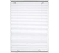 GARDINIA Tenda plissettata Solo con ventose, Tenda pieghevole opaca, Parti per il montaggio incluse, 2 Binari in alluminio, Bianco, 60 x 130 cm (LxH)