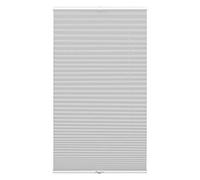 Gardinia Tenda Plissettata Termica e Oscurante Concept, Tenda a Rullo Opaca, Incluso Materiale di Montaggio, Tenda con Due Guide, Grigio, 60 x 130 cm