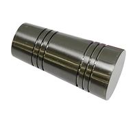 Gardinia 10011171 Terminale Apollo per Asta, Metallo, Titanio, Ø 20 mm, 2 unità