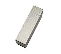 Gardinia, 2X terminali, Satinato, per Struttura in Alluminio con Binario Interno Luxor Rettangolare, Metallo, Acciaio Spazzolato, 4 x 2 x 1 cm, 2 unità