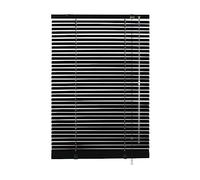 GARDINIA Veneziana in Alluminio, Protezione della Privacy, Protezione dalla Luce e dal Sole, Montaggio a Parete o su Soffitto, Nero, 60 x 175 cm