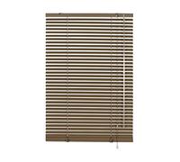 GARDINIA Veneziana in alluminio, Visibilità, Protezione dalla luce e ai raggi solari, Fissaggio al muro e al plafone, Kit di montaggio incluso, Mocca, 80 x 175 cm (LxA)