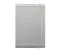 GARDINIA Veneziane in alluminio, Visibilità, Protezione dalla luce e ai raggi solari, Fissaggio al muro e al plafone, Kit di montaggio incluso, Veneziane in alluminio, Argento, 100 x 240 cm (LxA)