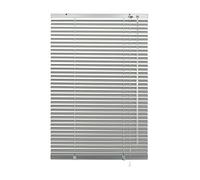 GARDINIA Veneziane in alluminio, Visibilità, Protezione dalla luce e ai raggi solari, Fissaggio al muro e al plafone, Kit di montaggio incluso, Veneziane in alluminio, Argento, 90 x 130 cm (LxA)